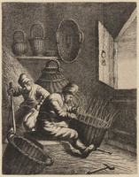 TvB G 3291
<br/>
De mandenmaker
<br/>
<em>Vliet, Johannes Gillisz. van (ca. 1600/1610-1668)</em>